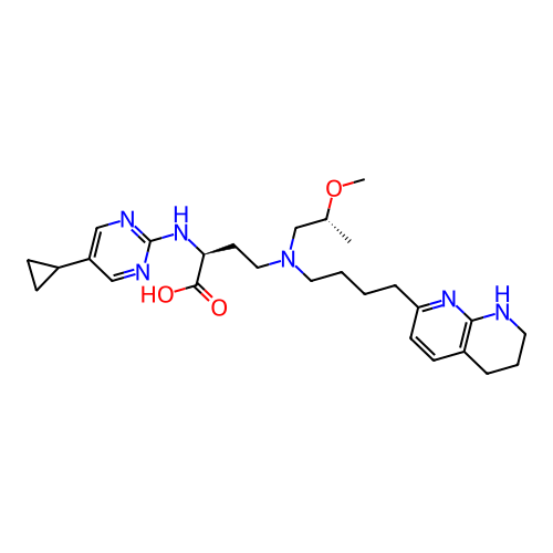 Chemical structure of BindingDB Monomer ID 465334