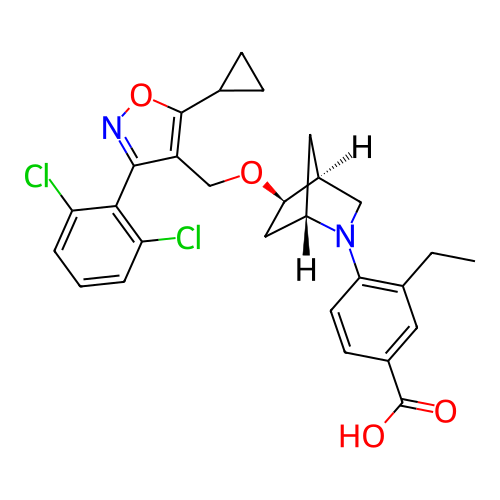 Chemical structure of BindingDB Monomer ID 465457