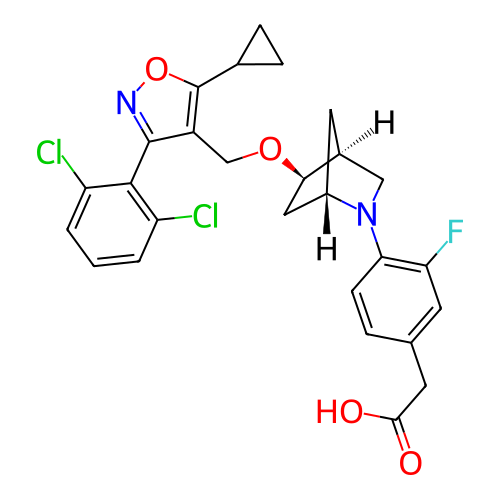 Chemical structure of BindingDB Monomer ID 465504