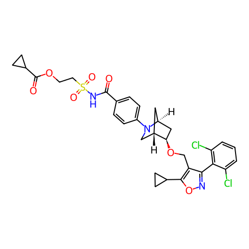 Chemical structure of BindingDB Monomer ID 465562