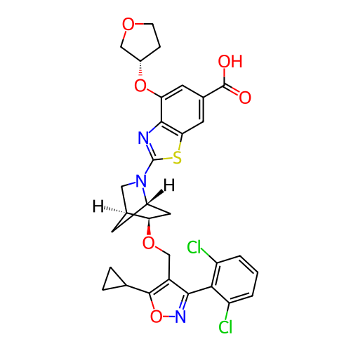 Chemical structure of BindingDB Monomer ID 465609