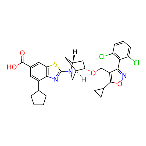 Chemical structure of BindingDB Monomer ID 465634