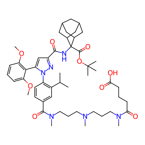 Chemical structure of BindingDB Monomer ID 466499
