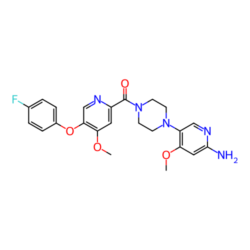 Chemical structure of BindingDB Monomer ID 466585