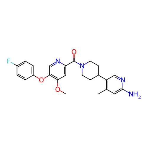 Chemical structure of BindingDB Monomer ID 466586