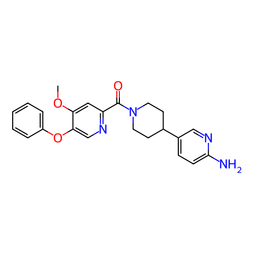 Chemical structure of BindingDB Monomer ID 466587