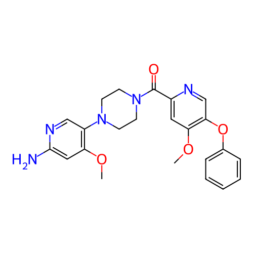 Chemical structure of BindingDB Monomer ID 466589