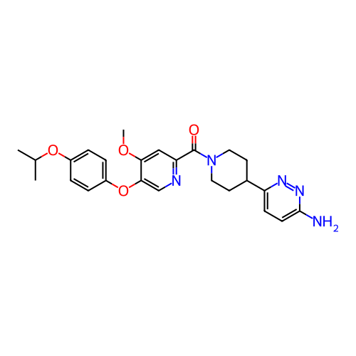 Chemical structure of BindingDB Monomer ID 466590