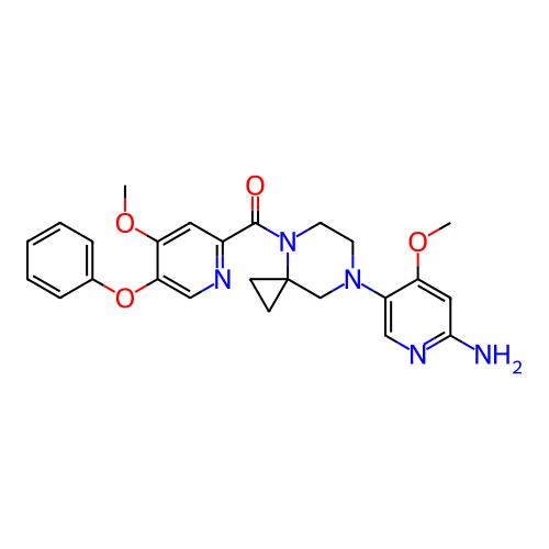 Chemical structure of BindingDB Monomer ID 466592