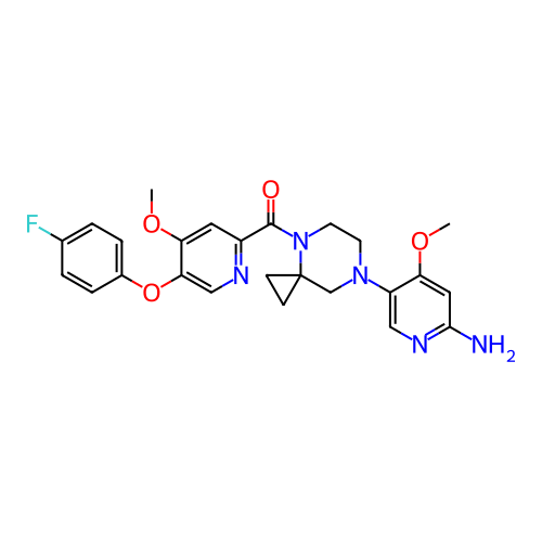 Chemical structure of BindingDB Monomer ID 466593