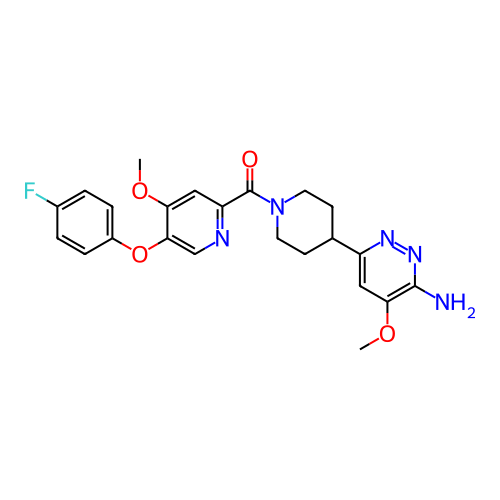 Chemical structure of BindingDB Monomer ID 466595