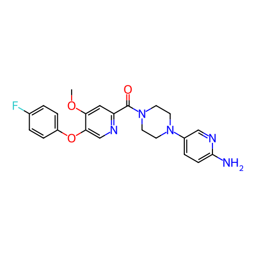 Chemical structure of BindingDB Monomer ID 466597