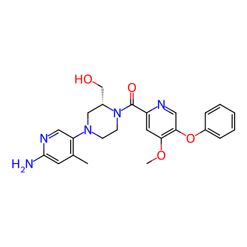 Chemical structure of BindingDB Monomer ID 466602