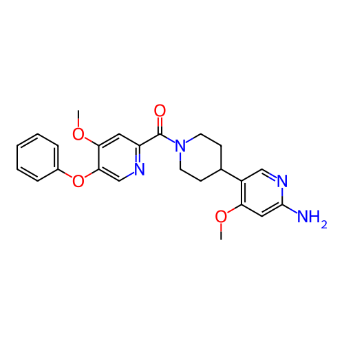 Chemical structure of BindingDB Monomer ID 466607