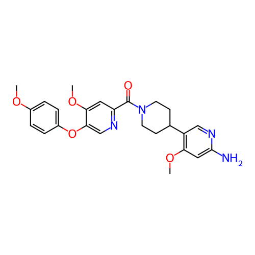 Chemical structure of BindingDB Monomer ID 466612