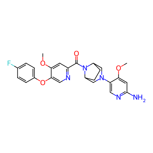 Chemical structure of BindingDB Monomer ID 466622