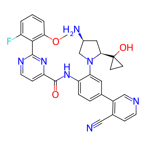 Chemical structure of BindingDB Monomer ID 466734