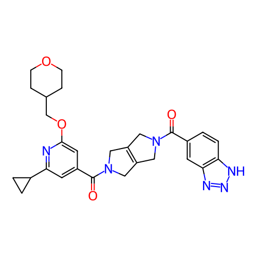 Chemical structure of BindingDB Monomer ID 467320
