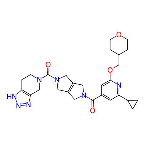 Chemical structure of BindingDB Monomer ID 467327