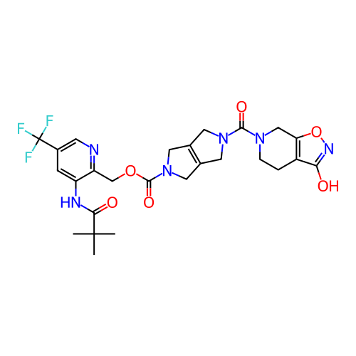 Chemical structure of BindingDB Monomer ID 467334