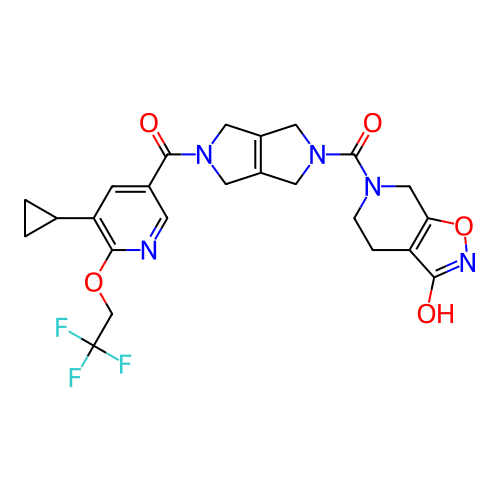 Chemical structure of BindingDB Monomer ID 467339