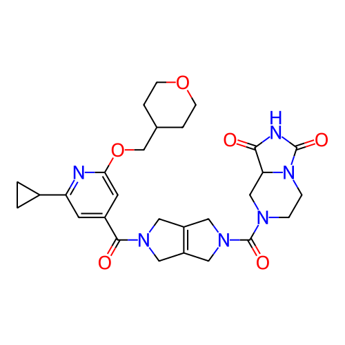 Chemical structure of BindingDB Monomer ID 467342
