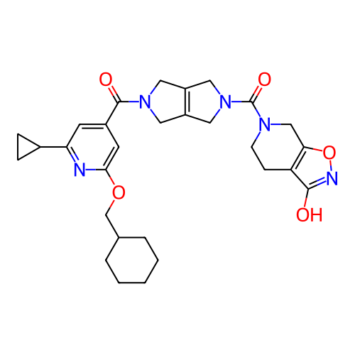 Chemical structure of BindingDB Monomer ID 467343