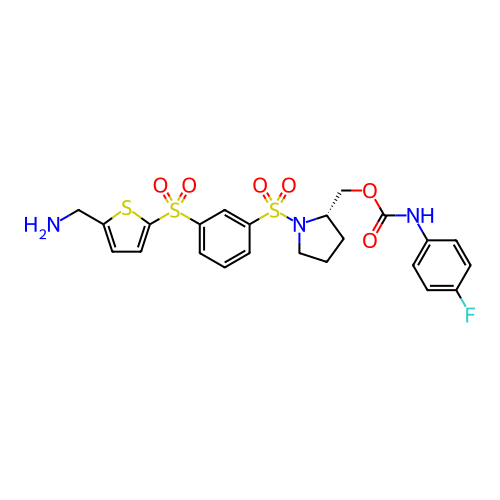 Chemical structure of BindingDB Monomer ID 469034
