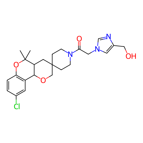 Chemical structure of BindingDB Monomer ID 470074