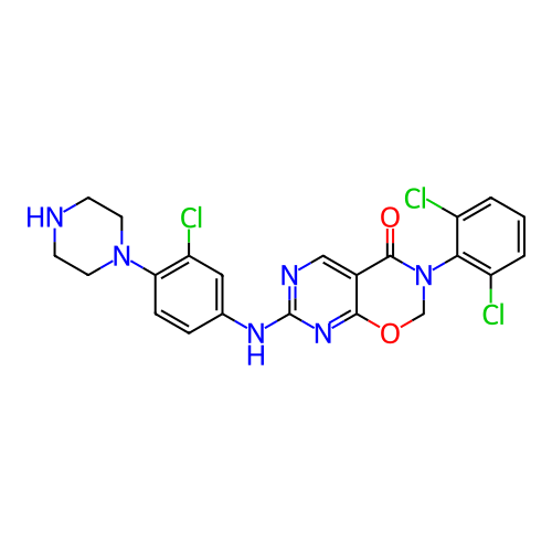 Chemical structure of BindingDB Monomer ID 470164