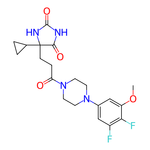 Chemical structure of BindingDB Monomer ID 471736