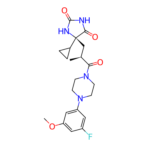 Chemical structure of BindingDB Monomer ID 471764