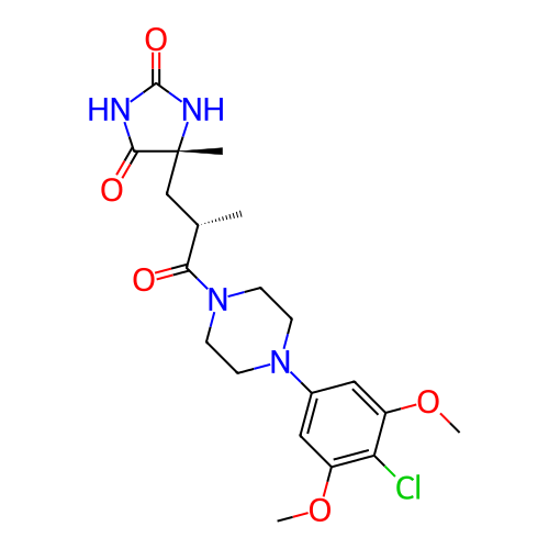 Chemical structure of BindingDB Monomer ID 471791