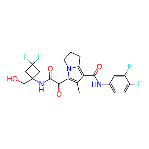Chemical structure of BindingDB Monomer ID 473032