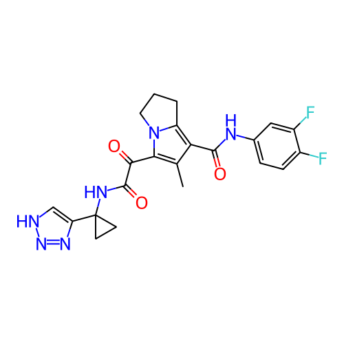 Chemical structure of BindingDB Monomer ID 473054