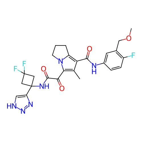 Chemical structure of BindingDB Monomer ID 473065