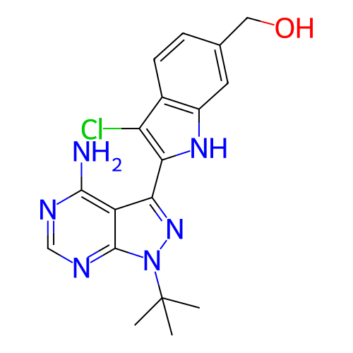 Chemical structure of BindingDB Monomer ID 473676