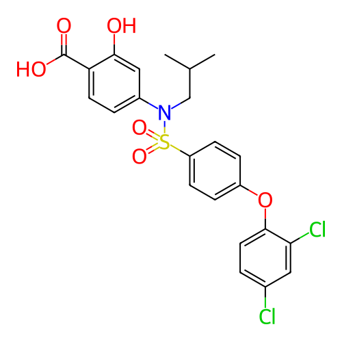 Chemical structure of BindingDB Monomer ID 473861