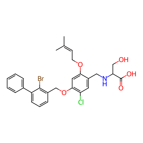 Chemical structure of BindingDB Monomer ID 474492