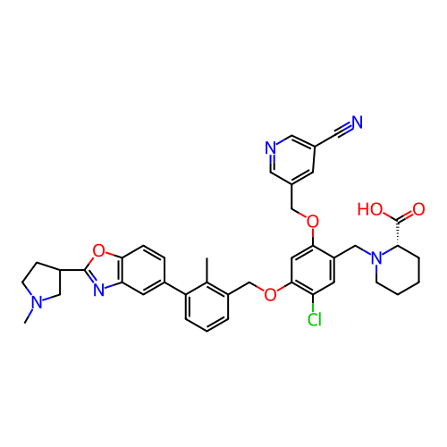 Chemical structure of BindingDB Monomer ID 474543