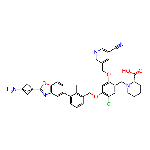 Chemical structure of BindingDB Monomer ID 474555