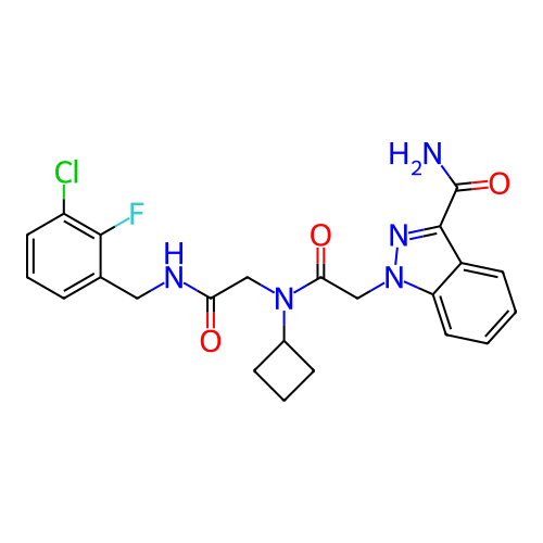 Chemical structure of BindingDB Monomer ID 474609