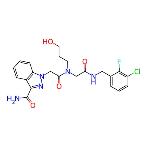 Chemical structure of BindingDB Monomer ID 474615