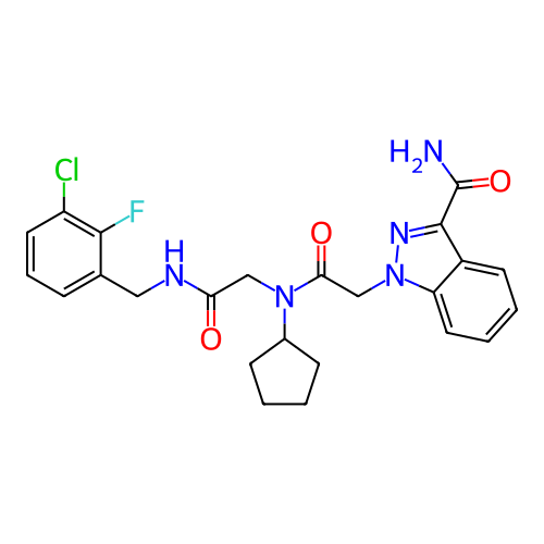 Chemical structure of BindingDB Monomer ID 474619