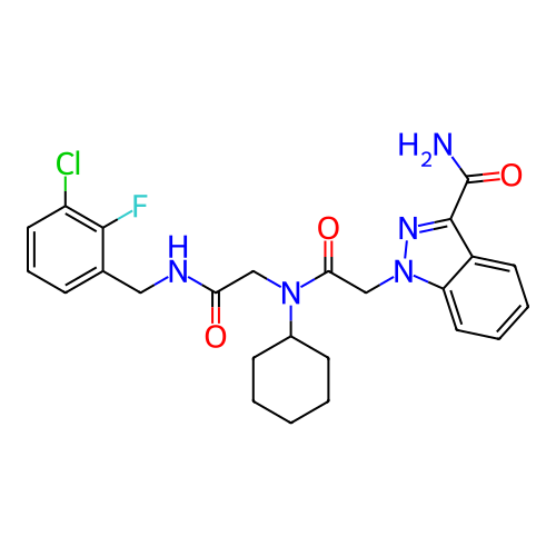 Chemical structure of BindingDB Monomer ID 474649