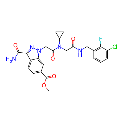 Chemical structure of BindingDB Monomer ID 474778