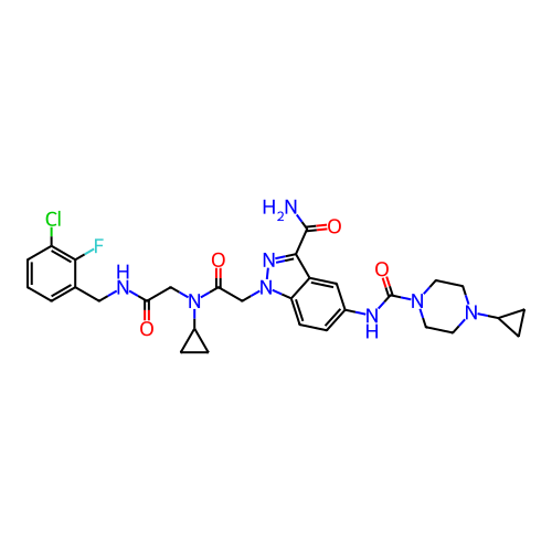 Chemical structure of BindingDB Monomer ID 474805