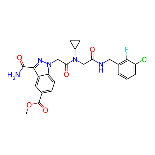 Chemical structure of BindingDB Monomer ID 474808