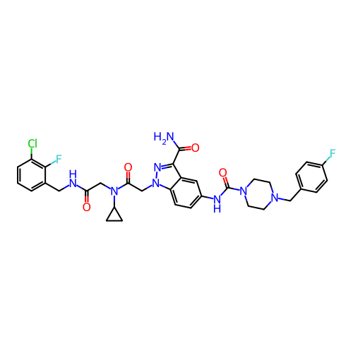 Chemical structure of BindingDB Monomer ID 474860