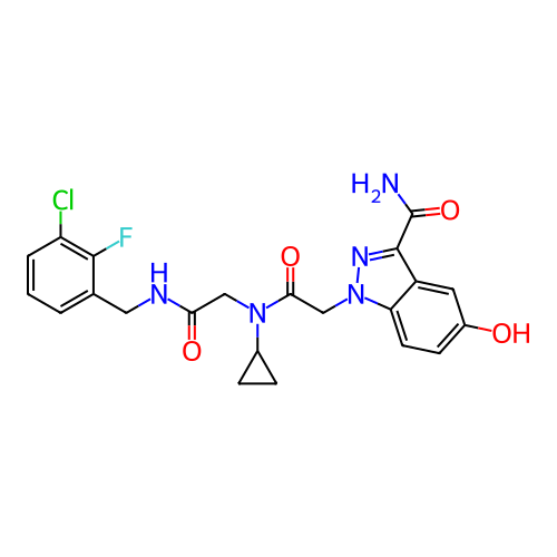 Chemical structure of BindingDB Monomer ID 474915
